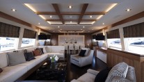 Couach 3700 Motor Yacht Arion Salon by Ken Freivokh